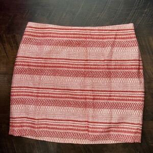 3/$20 Red Patterned Banana Republic Skirt